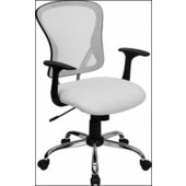 White Mesh Executive Office Chair 