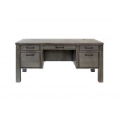 Avondale Half Pedestal Desk by Martin Furniture, Rustic Gray