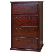 Martin Huntington Club Four Drawer Lateral File Vibrant Cherry