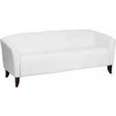 White Bonded Leather Sofa