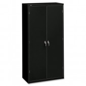 Hon Brigade Steel Black Storage Cabinet 36W x 18.25D x 71.75H