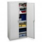 Hon Brigade Steel Light Gray Storage Cabinet 36W x 18.25D x 71.75H