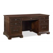 Weston 66" Executive Desk with Power by Aspenhome