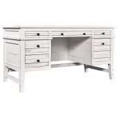 Reeds Farm Half Pedestal Desk by Aspenhome