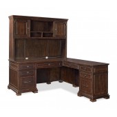 Weston L-Shaped Desk with Hutch by Aspenhome 