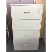 Four Drawer Putty Lateral File Cabinet