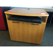 Used Standing Desk Or Podium With Storage Space