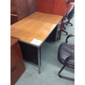 single right pedestal desk