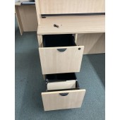 Used Three Piece Executive Desk Set