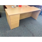 Maple Single Ped Credenza