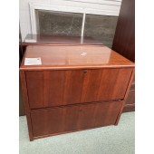 Used Cherry Lateral File Cabinet