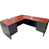 Preowned L-Shaped Desk by Lacasse