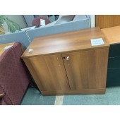Honey Oak Finish Storage Cabinet