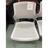 Used Modern Gray and Chrome Chairs
