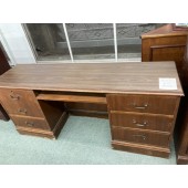 Used Walnut Finish Credenza