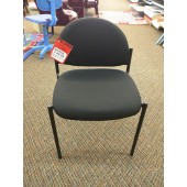 Compact Black Stack Chair