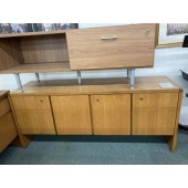 Used Oak Finish Credenza