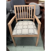 Used Gray Upholstered Side Chair