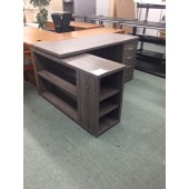 Coaster Gray L-Shaped Desk