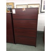 Mahogany Lateral Filing Cabinet