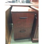 Mahogany Mobile Pedestal