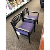 Purple Patterned Chairs