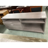 Used Gray Rustic Look Credenza