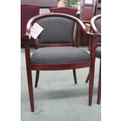 Used Dark Gray Upholstered Side Chair