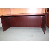 Used Mahogany Laminate Desk Shell