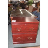 Used Two Drawer Cherry Finish Lateral FIle