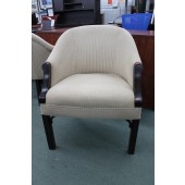 Used Cream Upholstered Side Chair