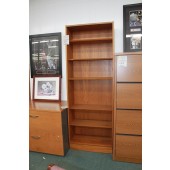 Used Oak Finish Bookshelf