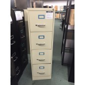 Closeout Putty Four Drawer 26.5" D File Cabinet