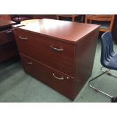 Cherry 2 Drawer Lateral File Cabinet