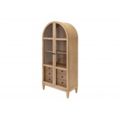Laurel Arched Display Cabinet/Bookcase by Martin Furniture 