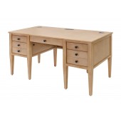 Laurel Half Pedestal Desk by Martin Furniture