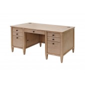 Laurel Double Pedestal Desk by Martin Furniture