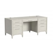 Towne Double Pedestal Desk by Martin