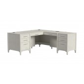 Towne Pedestal L-Shaped Desk by Martin