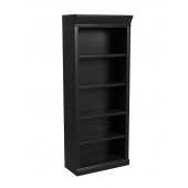 Willow Lane Open Bookcase by Martin, Ebony Black