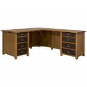 Heritage L-Shaped Desk by Martin Furniture