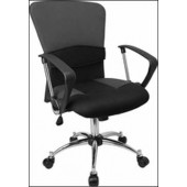 Mid-Back Gray Mesh Chair