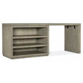 Hooker Furniture Home Office Linville Falls 72" Desk with Open Shelves