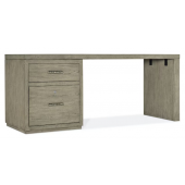 Hooker Furniture Home Office Linville Falls 72" Desk with Small File