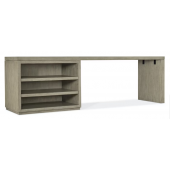Hooker Furniture Home Office Linville Falls 96" Desk with Open Shelves