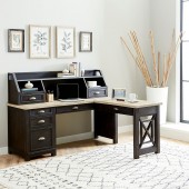 Heatherbrook L Shaped Desk by Liberty Furniture