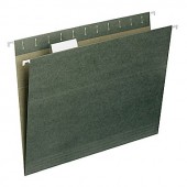 Hanging File Folder with Tab, 1/5-Cut Adjustable Tab, Letter Size 25/Box 
