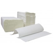 1-Ply Multifold Paper Towels, White, 4,000/Case
