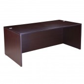 Boss Laminate Desk Shell 66x30 - Mocha