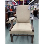 Used Tan Upholstered Side Chair